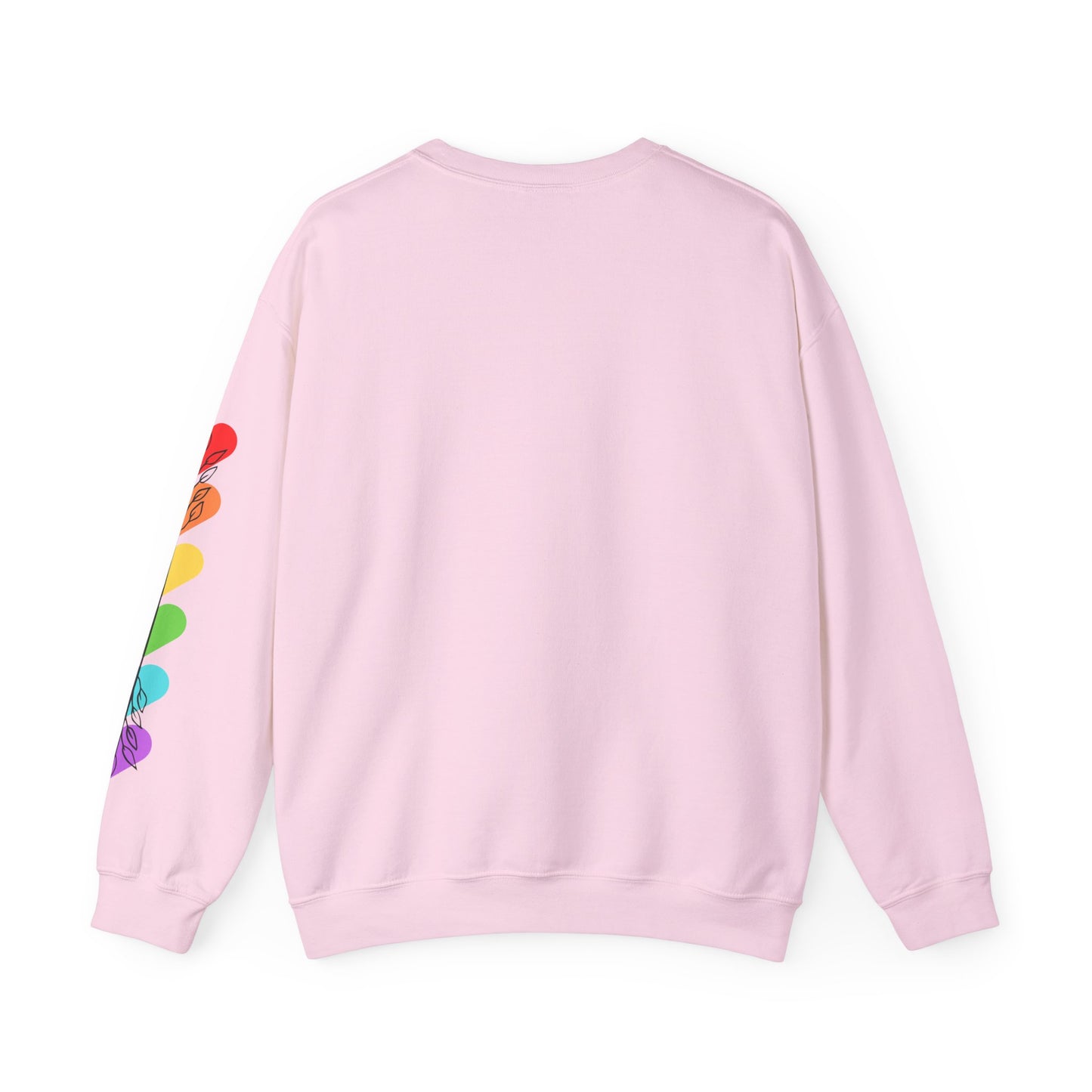 Colorful Heart Crewneck Sweatshirt for Unisex - Rainbow Vibe Apparel