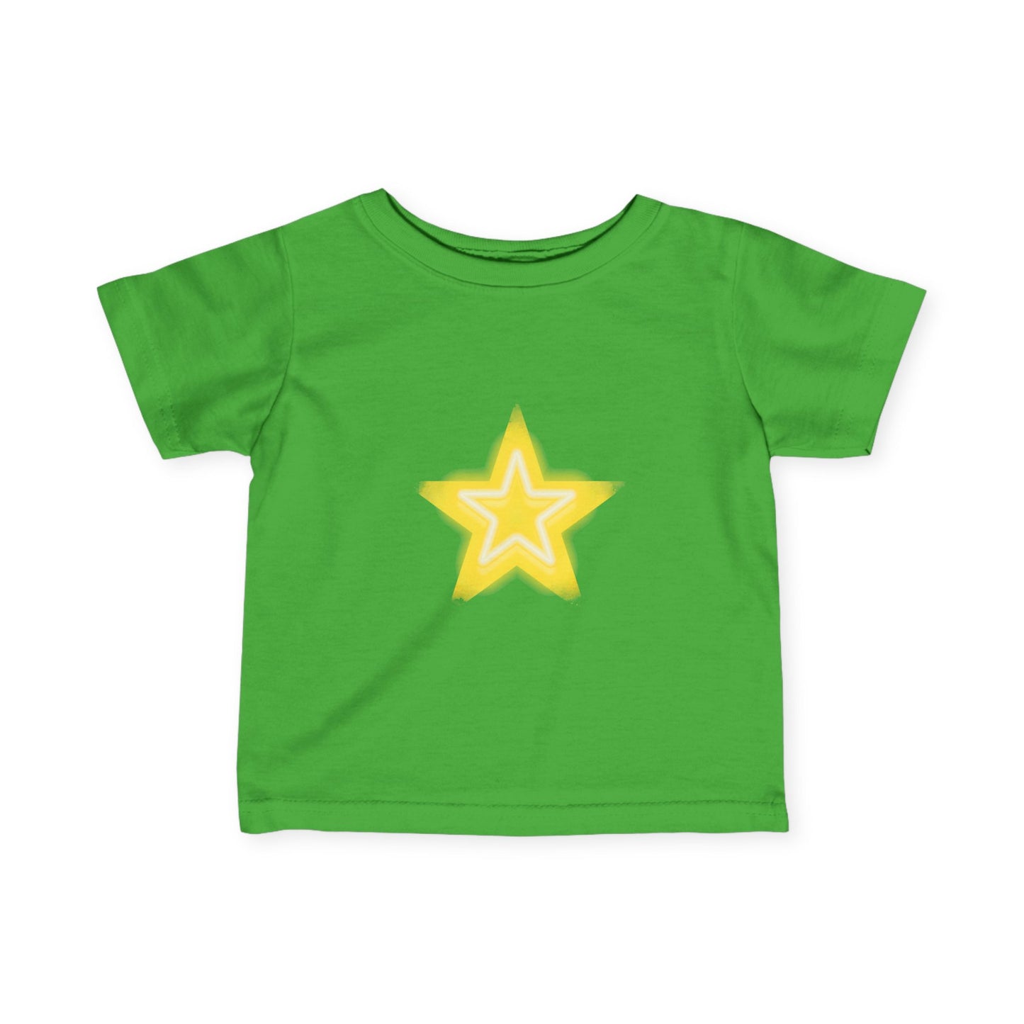 Colorful Star Infant Tee, Cute Baby T-Shirt, Fun Toddler Top, Bright Playwear, Birthday Gift, Kids Fashion