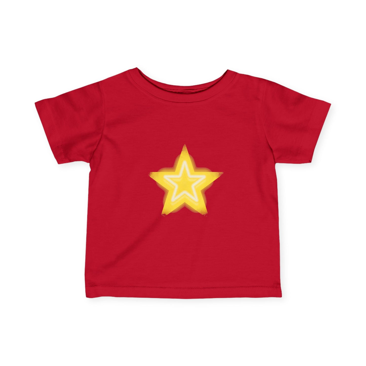 Colorful Star Infant Tee, Cute Baby T-Shirt, Fun Toddler Top, Bright Playwear, Birthday Gift, Kids Fashion