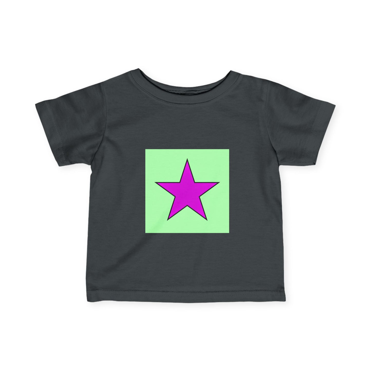 Colorful Star Infant Tee, Cute Baby T-Shirt, Fun Toddler Top, Bright Playwear, Birthday Gift, Kids Fashion