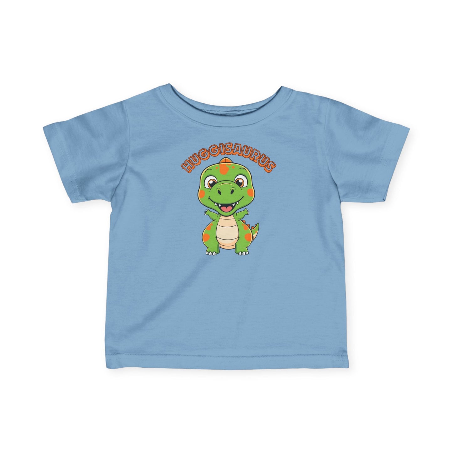 Infant Tee, Huggisaurus Cute Dinosaur Design, Kids T-Shirt, Soft Baby Shirt, Fun Toddler Top, Jurassic Theme Apparel