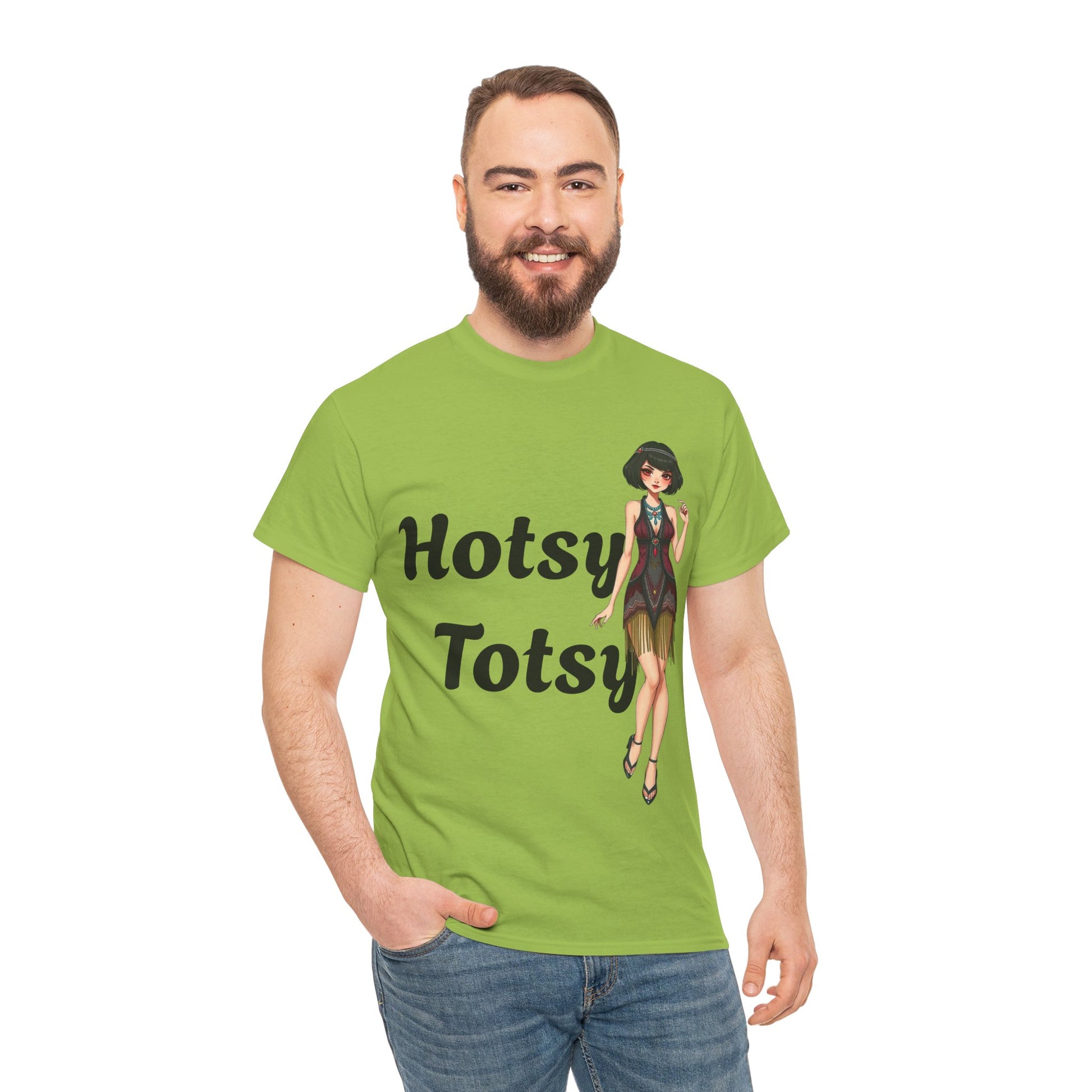 kiwi, t-shirt, 1920's retro, Hotsy Totsy, flapper girl