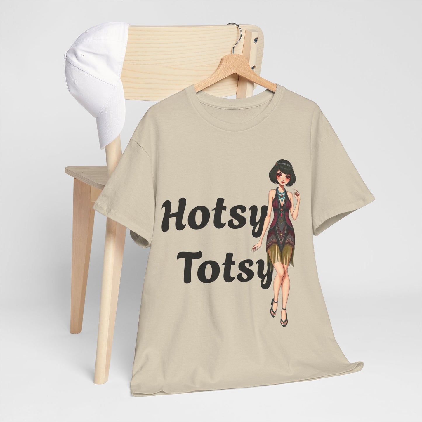 sand, t-shirt, 1920's retro, Hotsy Totsy, flapper girl