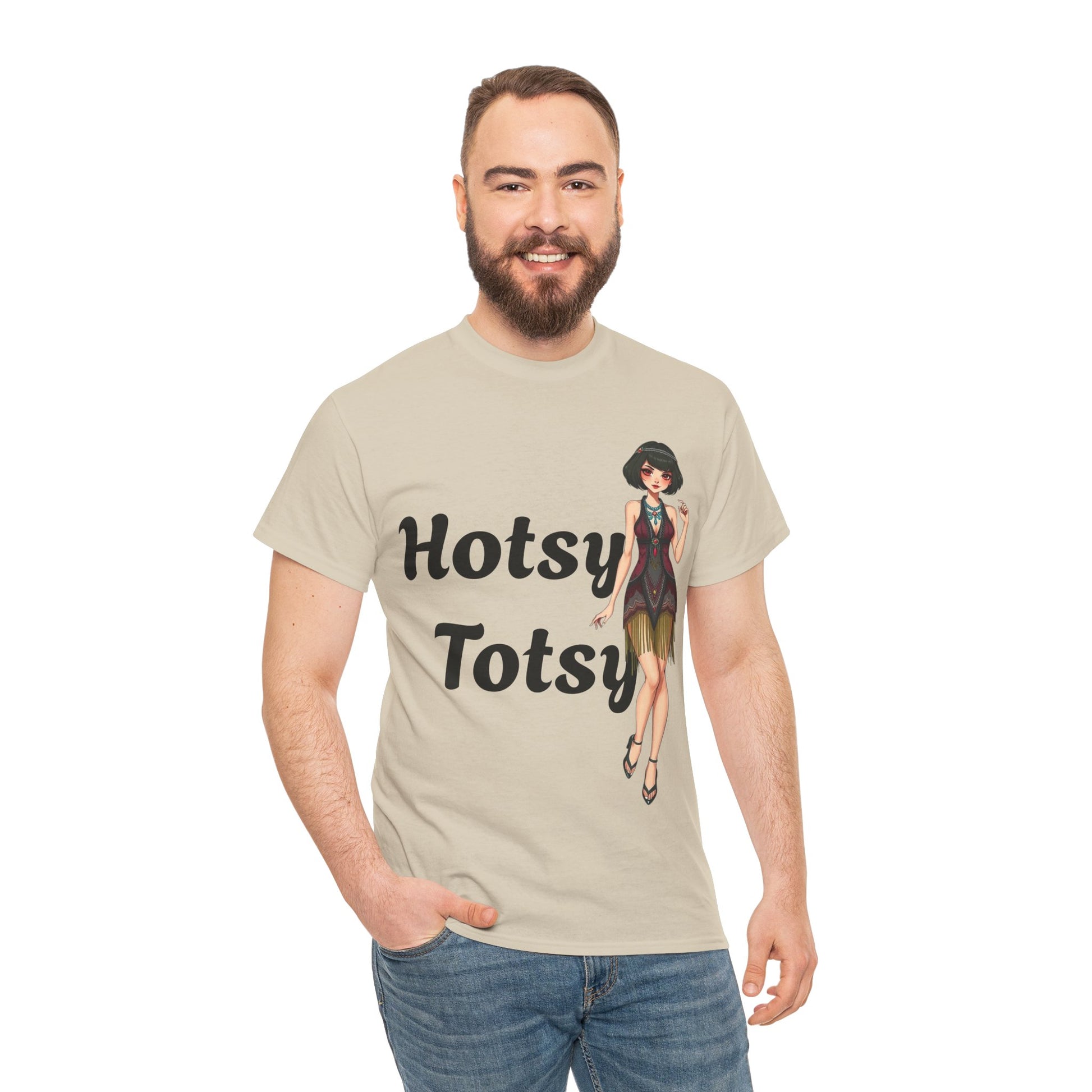 sand, t-shirt, 1920's retro, Hotsy Totsy, flapper girl