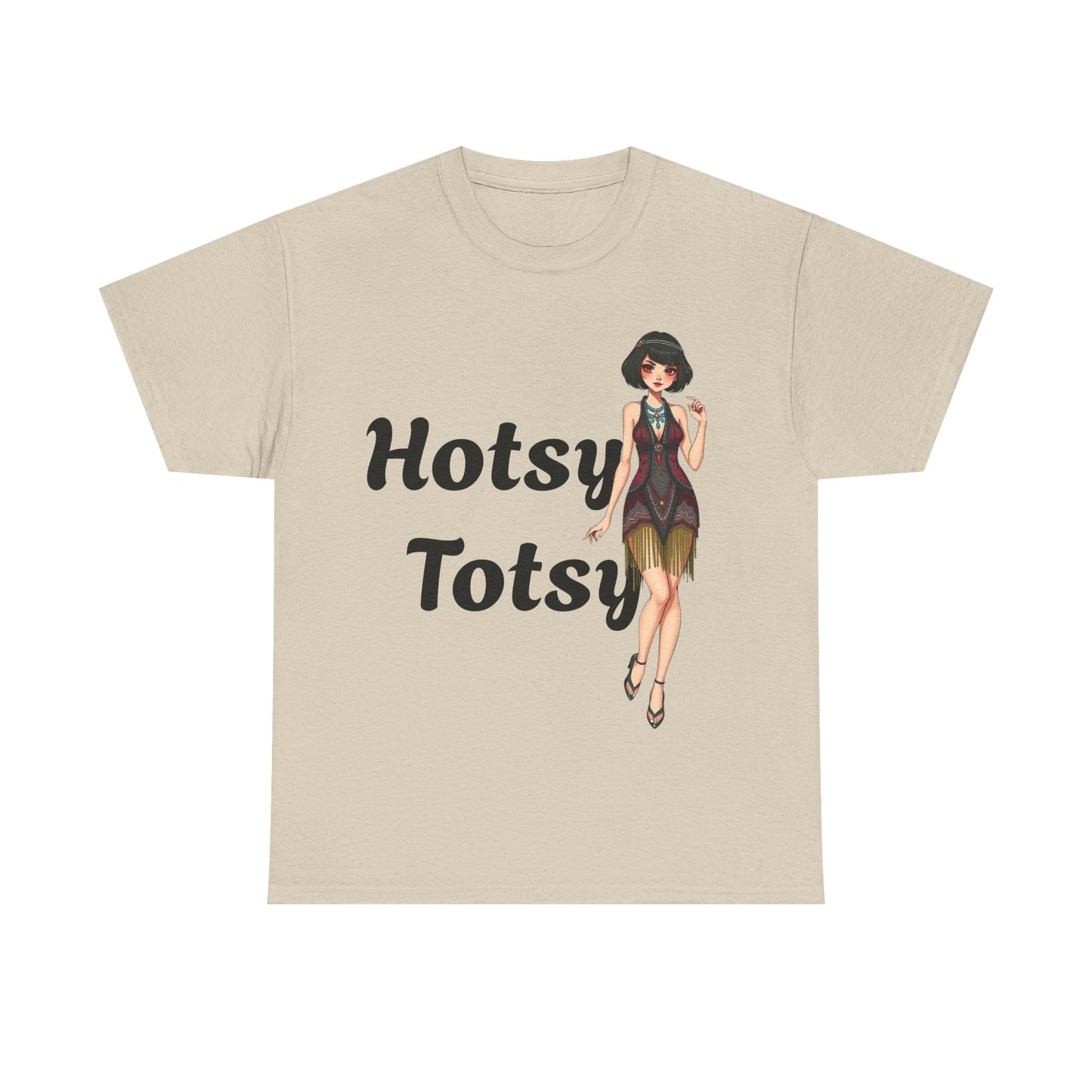 sand, t-shirt, 1920's retro, Hotsy Totsy, flapper girl