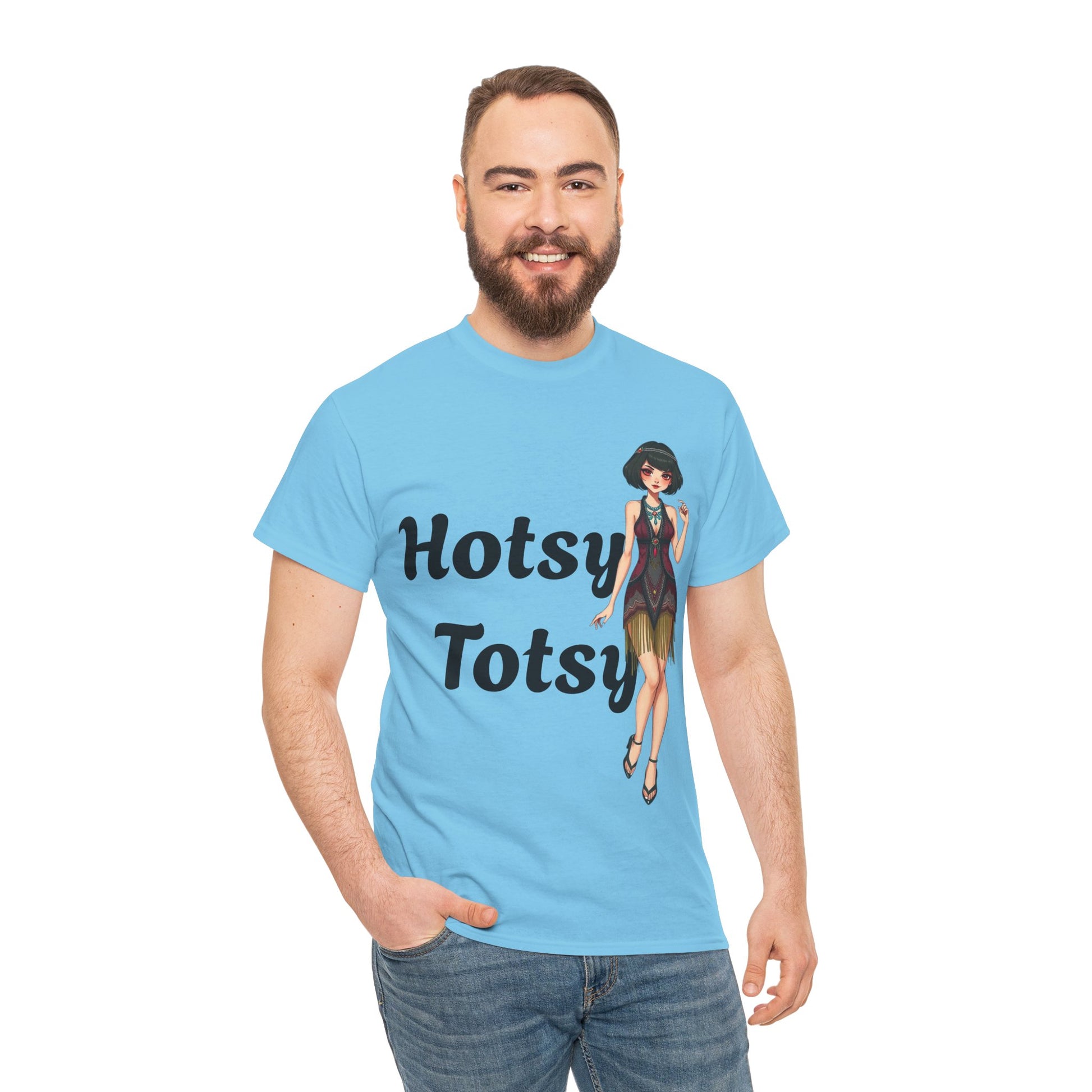 sky, t-shirt, 1920's retro, Hotsy Totsy, flapper girl