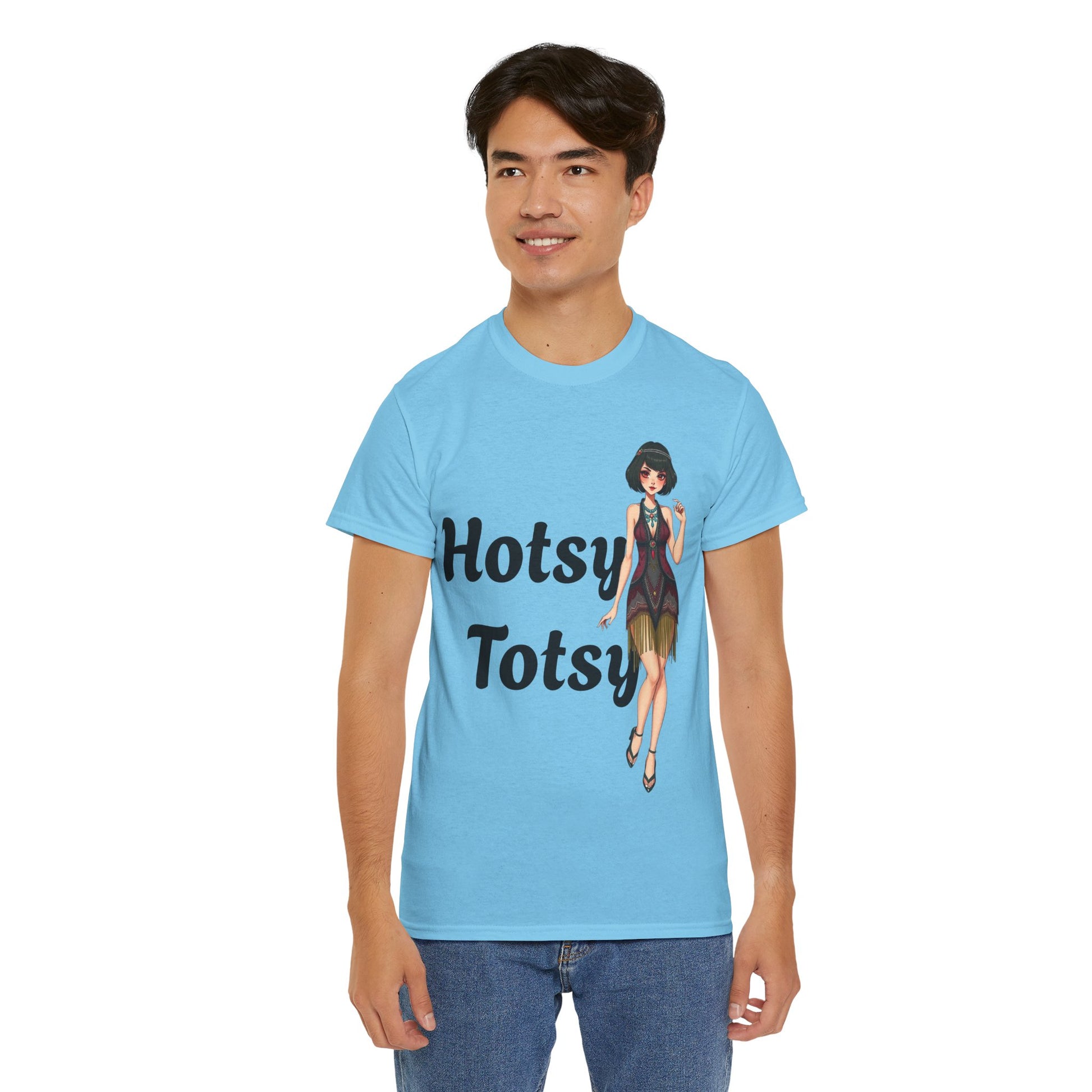 sky, t-shirt, 1920's retro, Hotsy Totsy, flapper girl