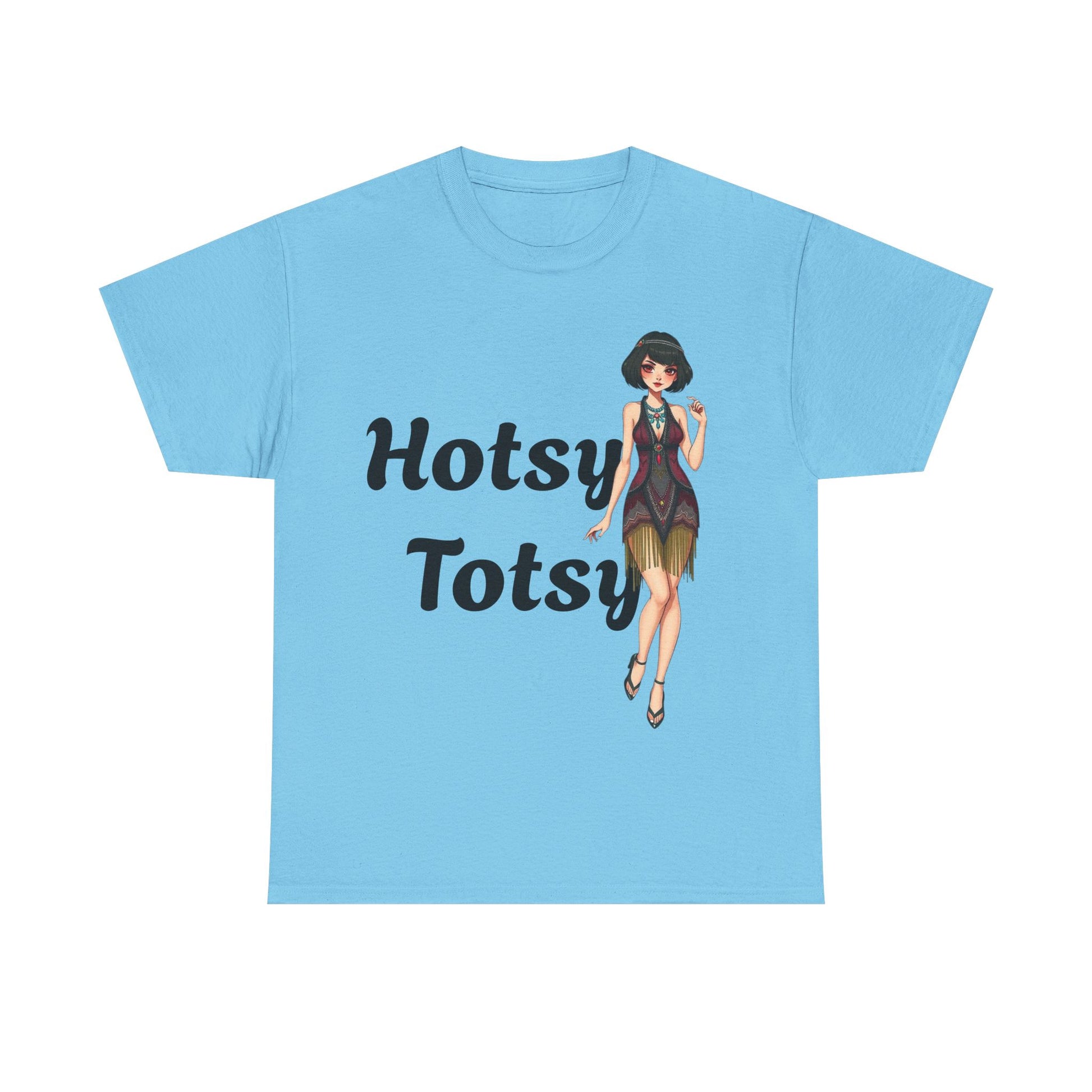 sky, t-shirt, 1920's retro, Hotsy Totsy, flapper girl