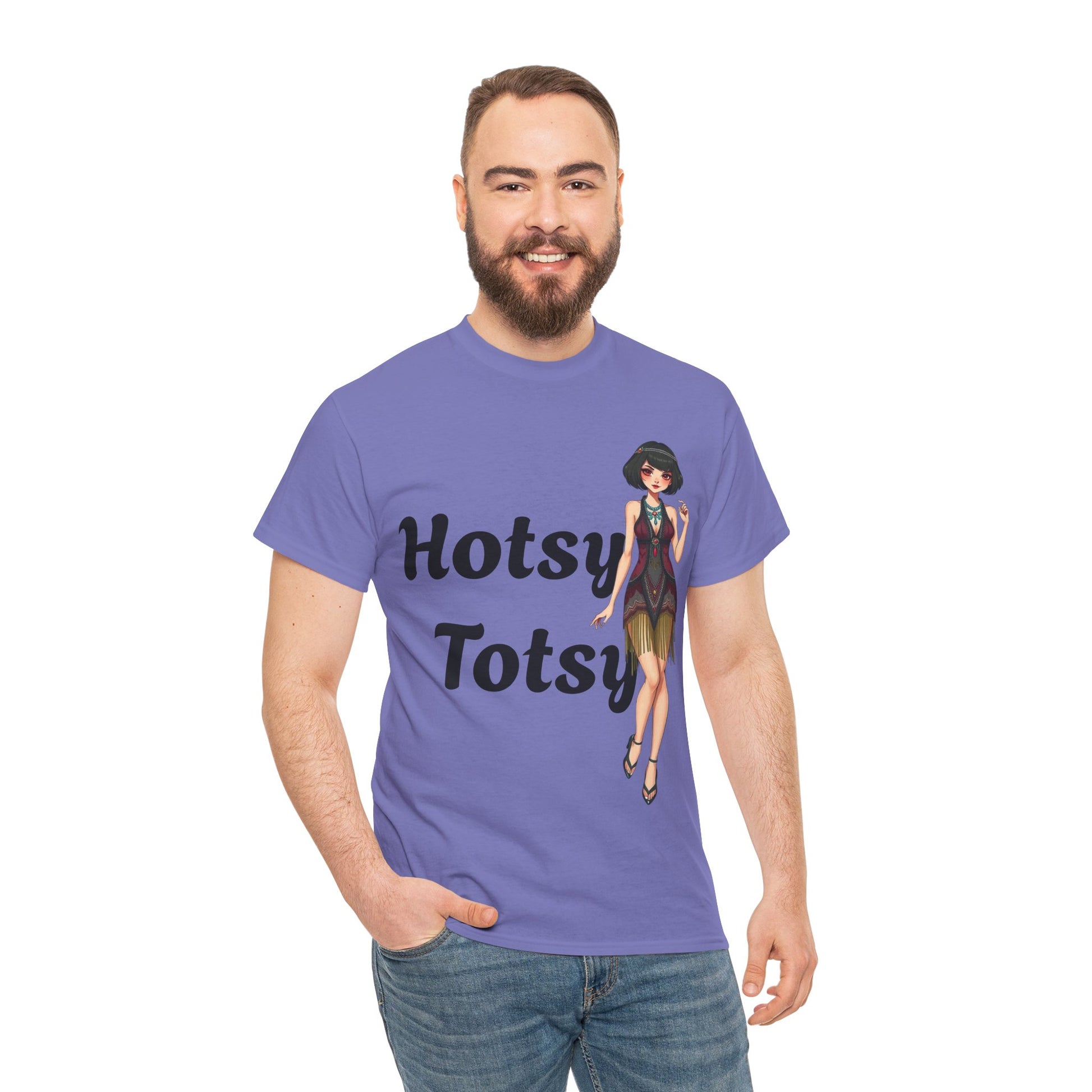 violet, t-shirt, 1920's retro, Hotsy Totsy, flapper girl