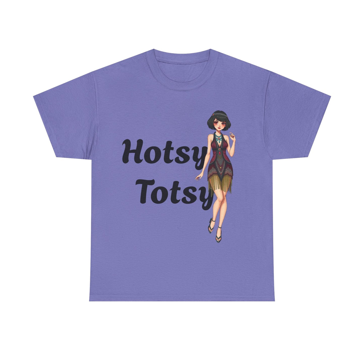 violet, t-shirt, 1920's retro, Hotsy Totsy, flapper girl