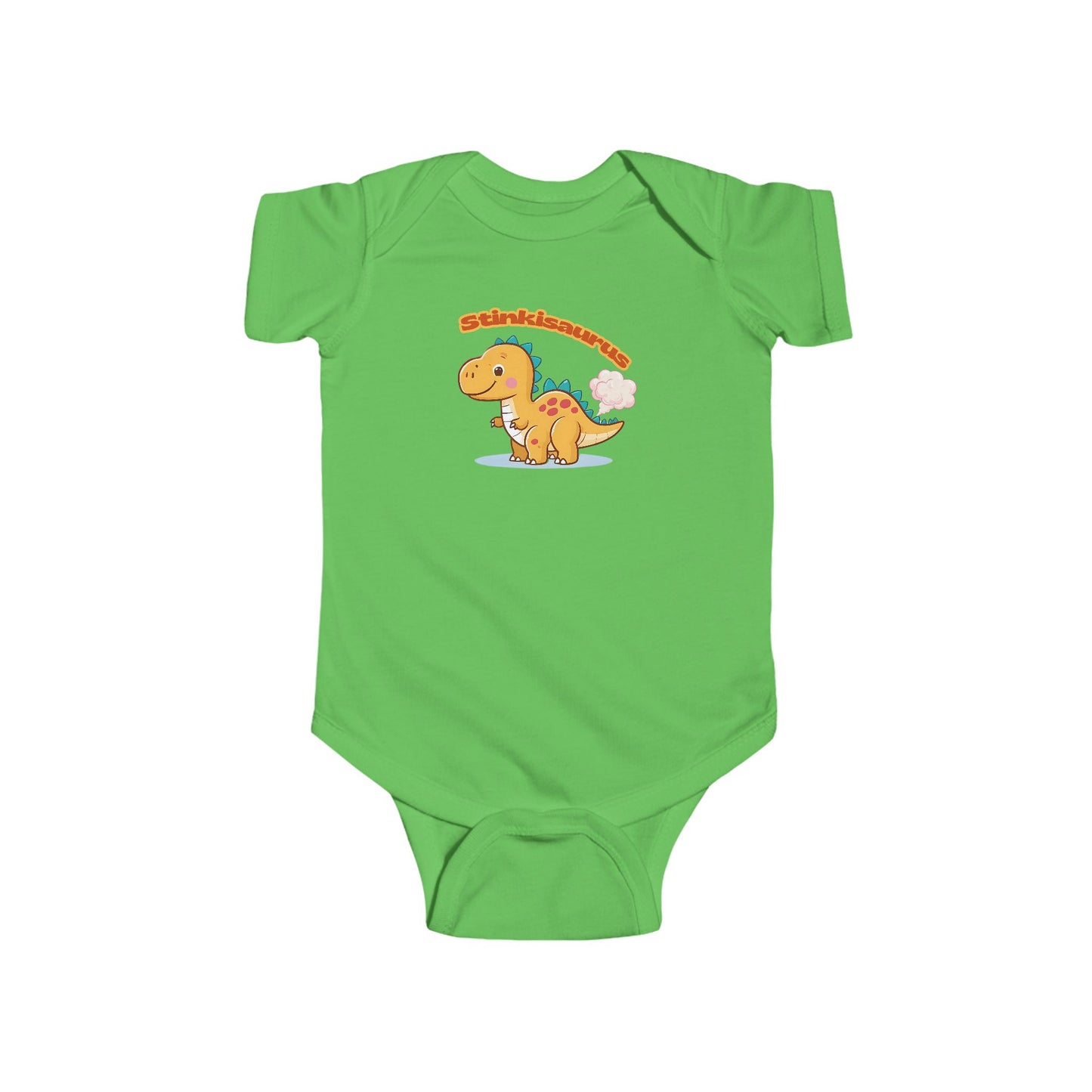 Infant Bodysuit, Stinkisaurus Dinosaur Gas Cloud, Funny Baby Romper, Onesie, Cute Kids Clothing, Jurassic Park Gift