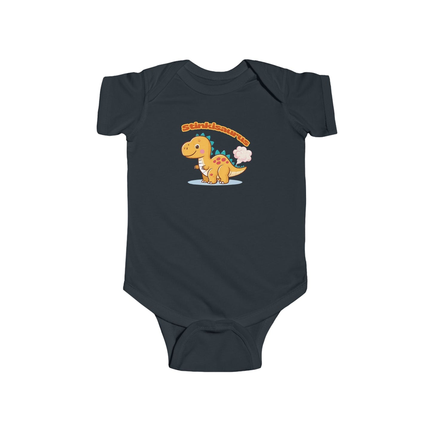 Infant Bodysuit, Stinkisaurus Dinosaur Gas Cloud, Funny Baby Romper, Onesie, Cute Kids Clothing, Jurassic Park Gift