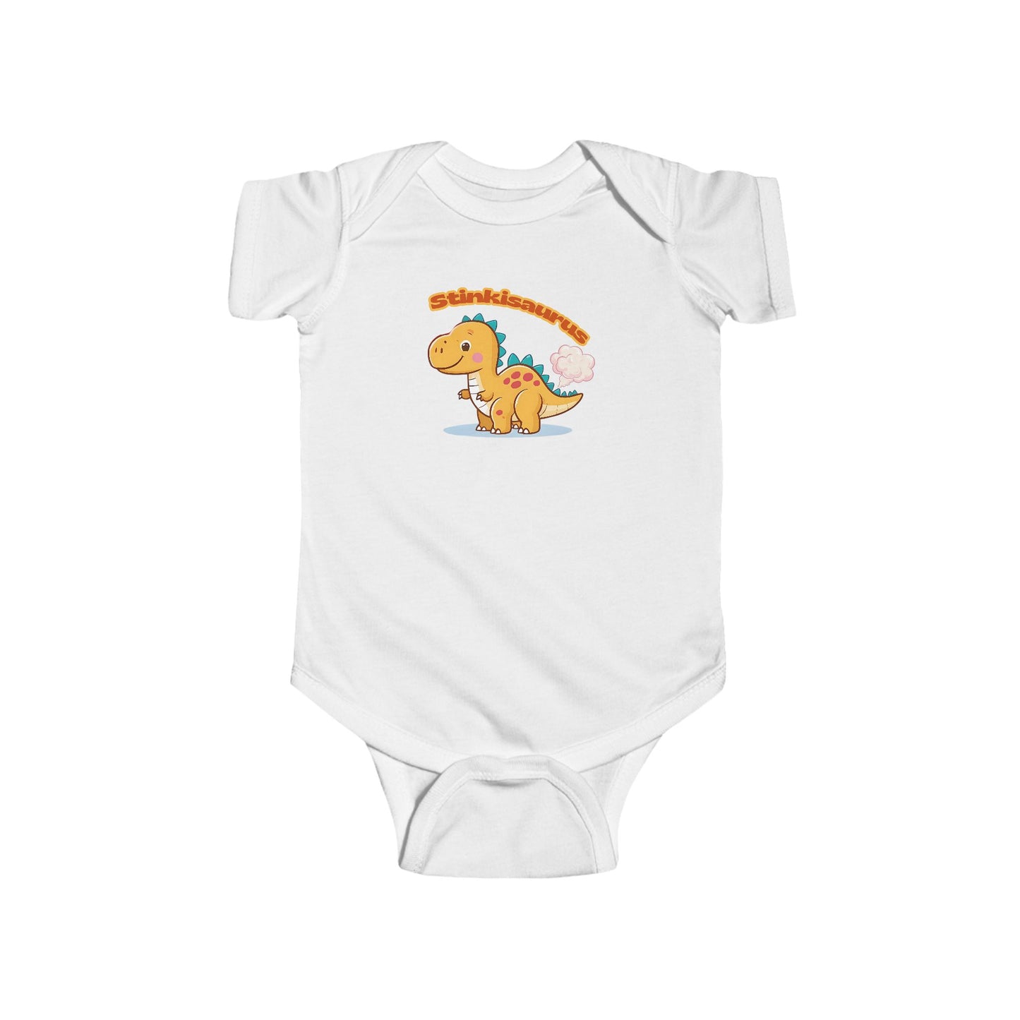 Infant Bodysuit, Stinkisaurus Dinosaur Gas Cloud, Funny Baby Romper, Onesie, Cute Kids Clothing, Jurassic Park Gift