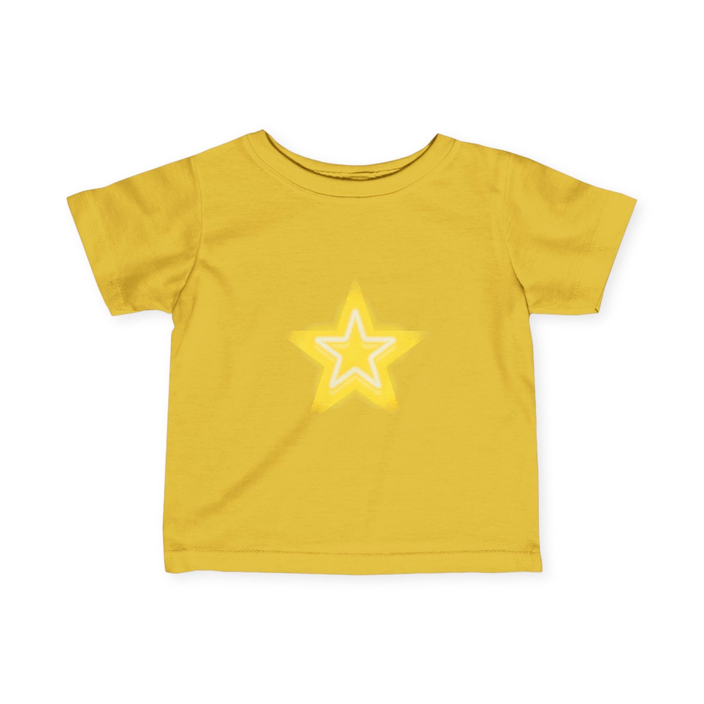 Colorful Star Infant Tee, Cute Baby T-Shirt, Fun Toddler Top, Bright Playwear, Birthday Gift, Kids Fashion