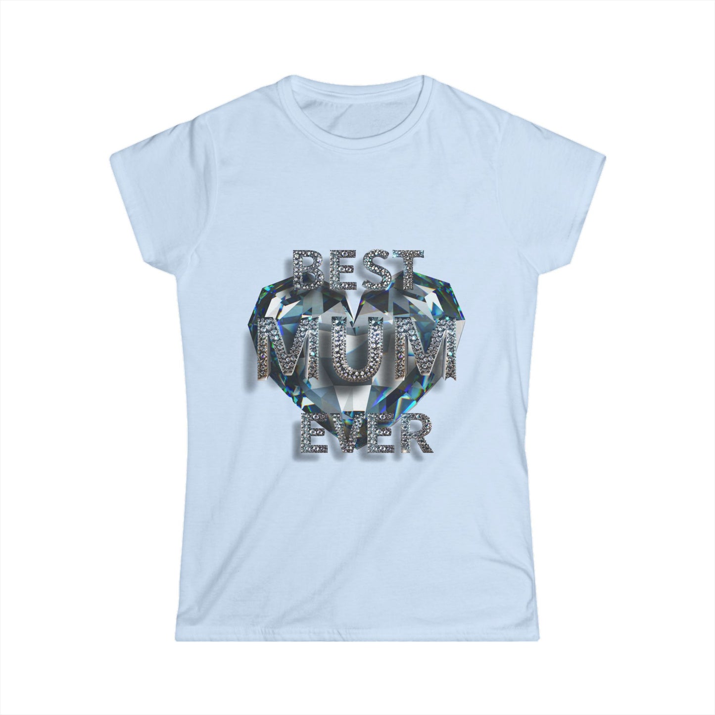 Best Mum Ever Tee - Mother's Day Gift, Gratitude Shirt, Love You Tee, Encrusted Diamonds Shirt, Thank You T-Shirt