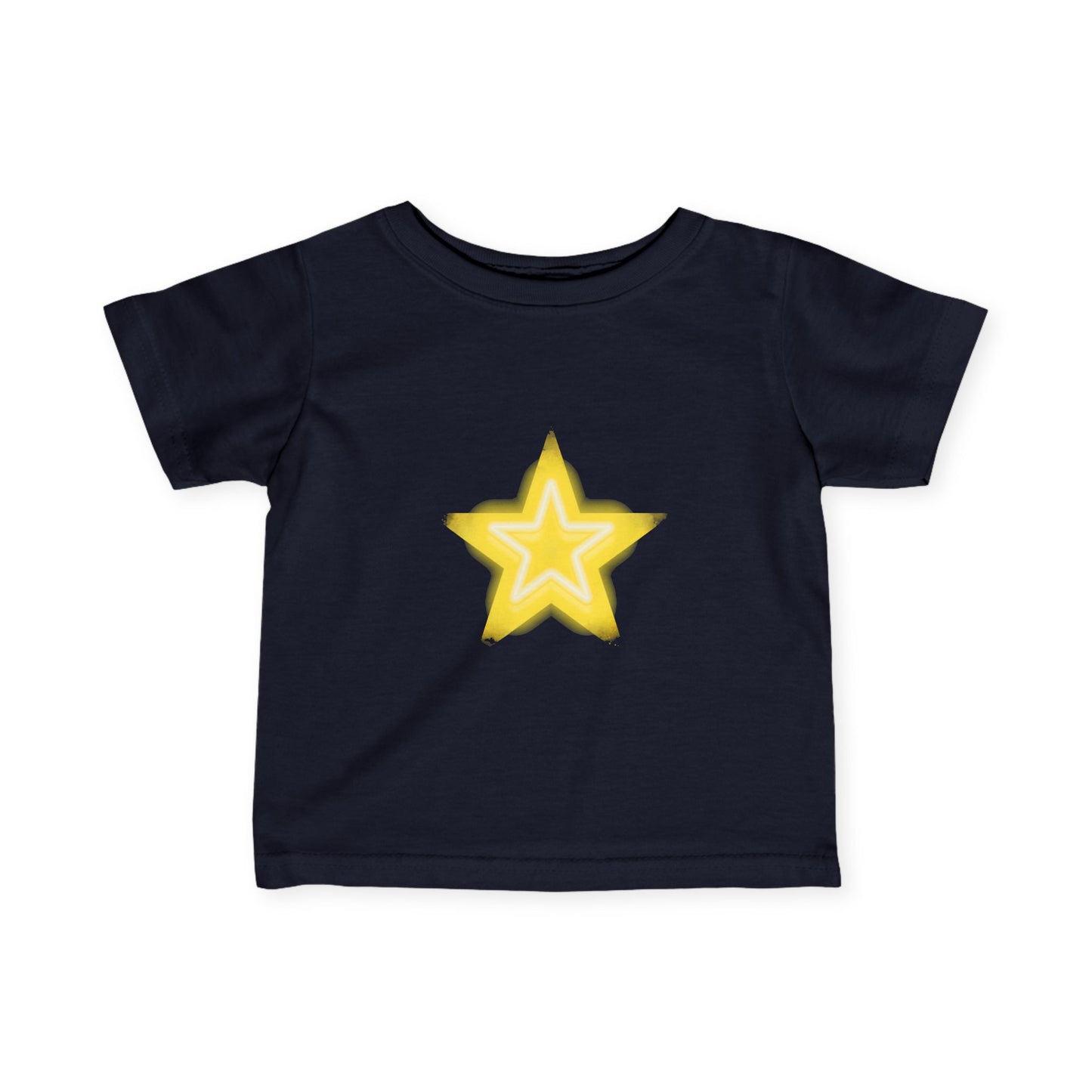 Colorful Star Infant Tee, Cute Baby T-Shirt, Fun Toddler Top, Bright Playwear, Birthday Gift, Kids Fashion