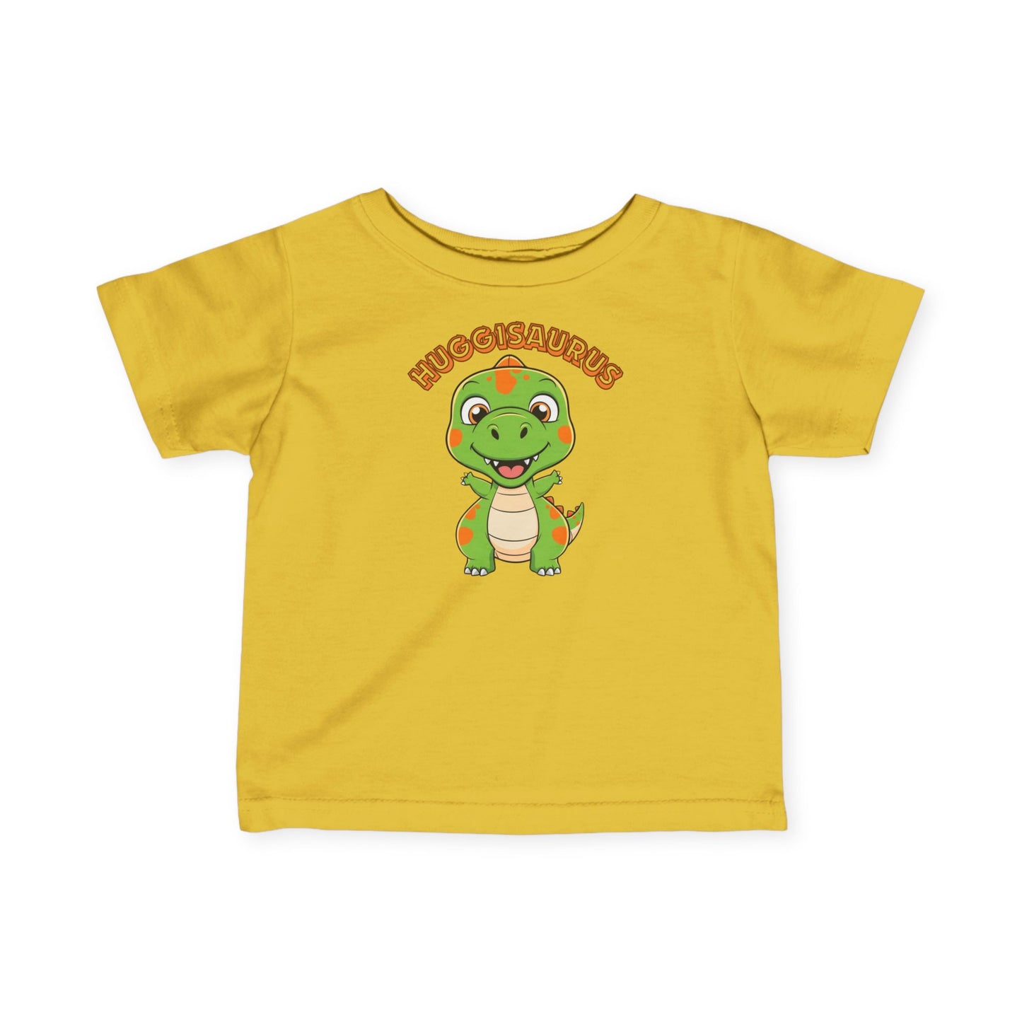 Infant Tee, Huggisaurus Cute Dinosaur Design, Kids T-Shirt, Soft Baby Shirt, Fun Toddler Top, Jurassic Theme Apparel