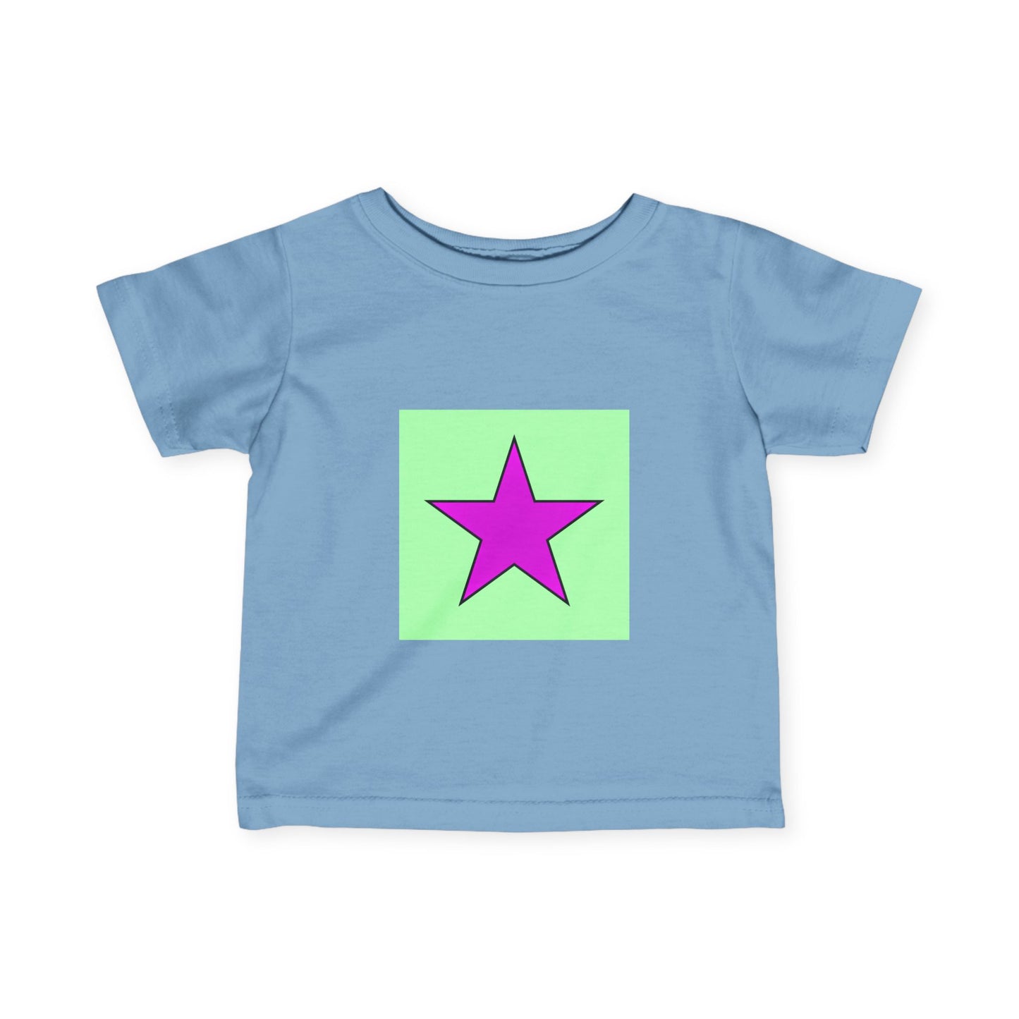 Colorful Star Infant Tee, Cute Baby T-Shirt, Fun Toddler Top, Bright Playwear, Birthday Gift, Kids Fashion