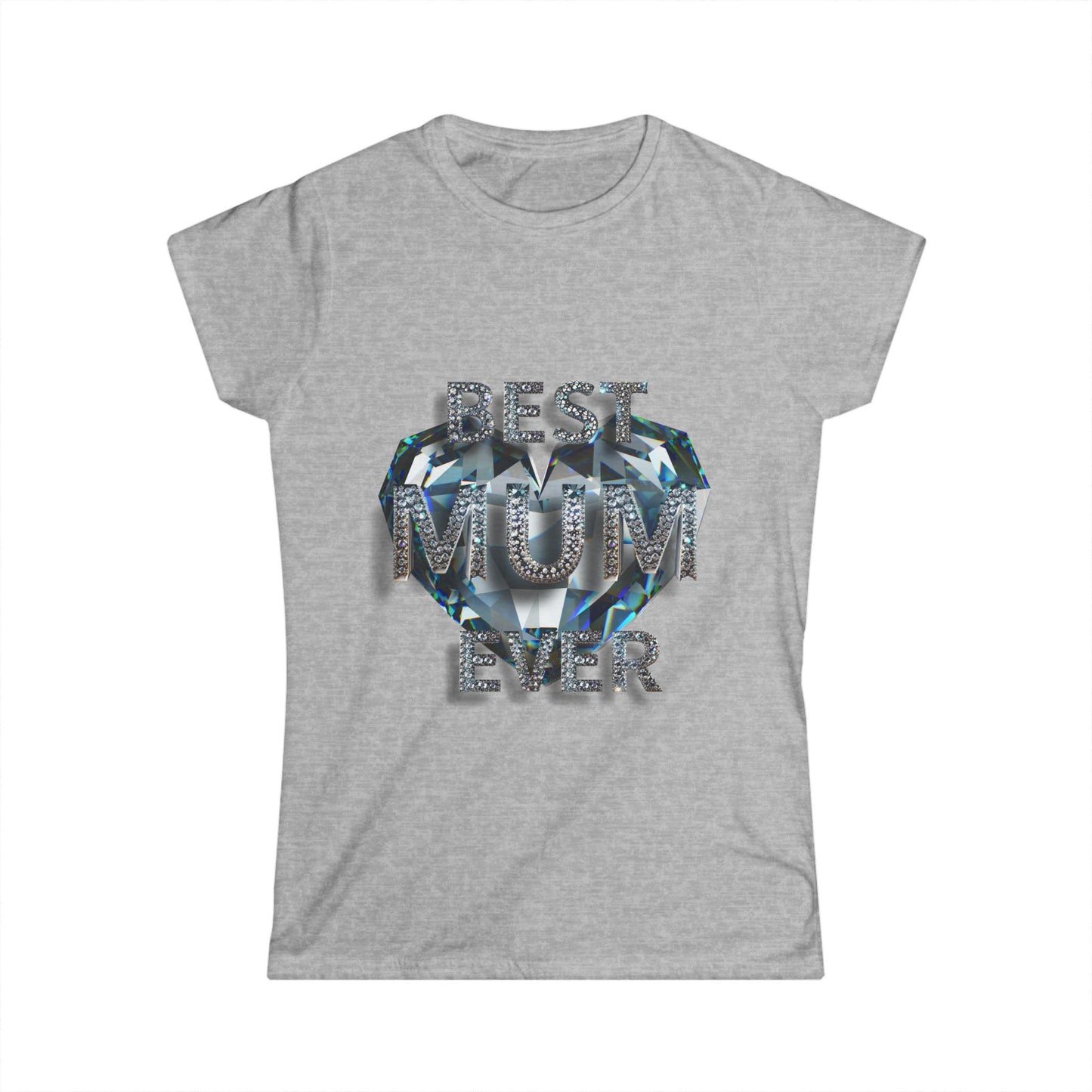 Best Mum Ever Tee - Mother's Day Gift, Gratitude Shirt, Love You Tee, Encrusted Diamonds Shirt, Thank You T-Shirt