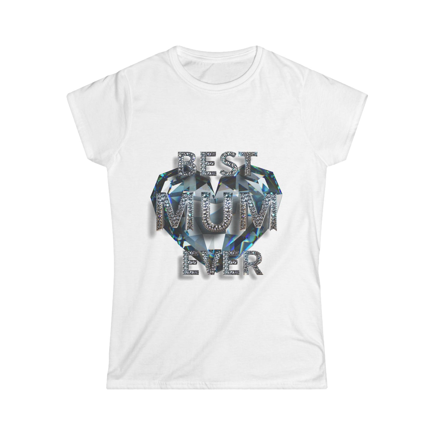 Best Mum Ever Tee - Mother's Day Gift, Gratitude Shirt, Love You Tee, Encrusted Diamonds Shirt, Thank You T-Shirt