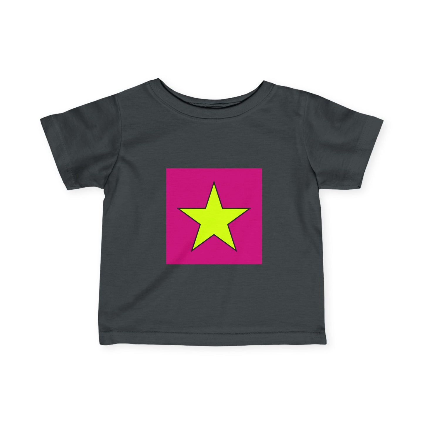 Colorful Star Infant Tee, Cute Baby T-Shirt, Fun Toddler Top, Bright Playwear, Birthday Gift, Kids Fashion