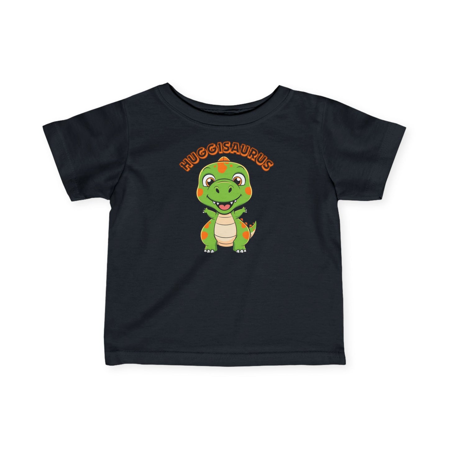 Infant Tee, Huggisaurus Cute Dinosaur Design, Kids T-Shirt, Soft Baby Shirt, Fun Toddler Top, Jurassic Theme Apparel