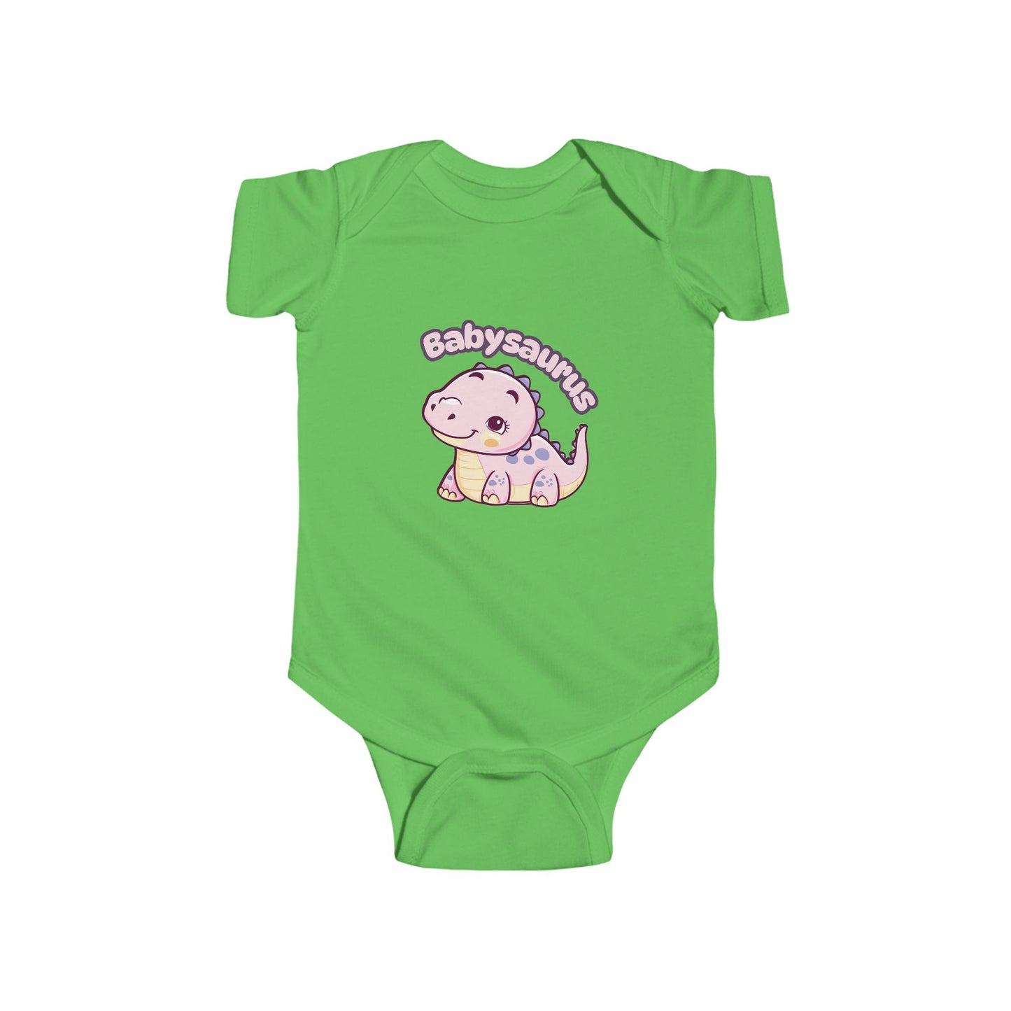 Playful 'babysaurus' theme adds a fun touch to your child's wardrobe. A great addition to any baby's outfit for daily wear or special occasions.