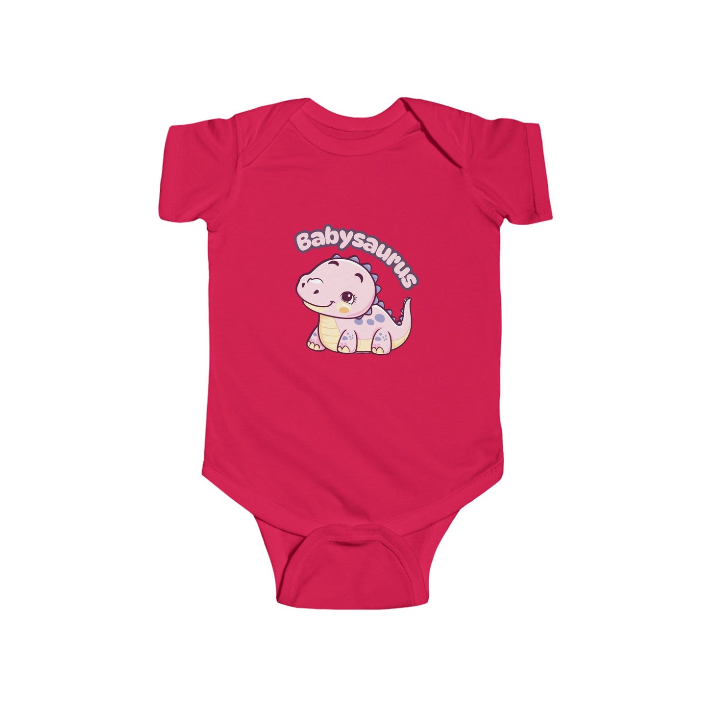 Playful 'babysaurus' theme adds a fun touch to your child's wardrobe. A great addition to any baby's outfit for daily wear or special occasions.